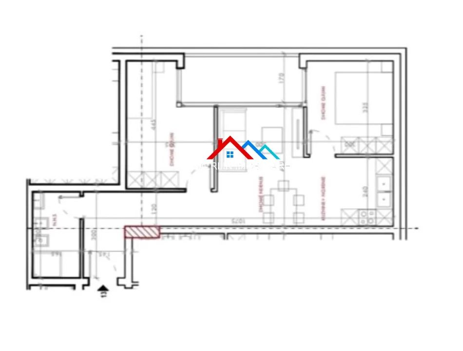Tirane, shitet apartament 2+1+Ballkon Kati 9, 87 m² 105.000 € (RRUGA ERZEN LITA,ASTIR)