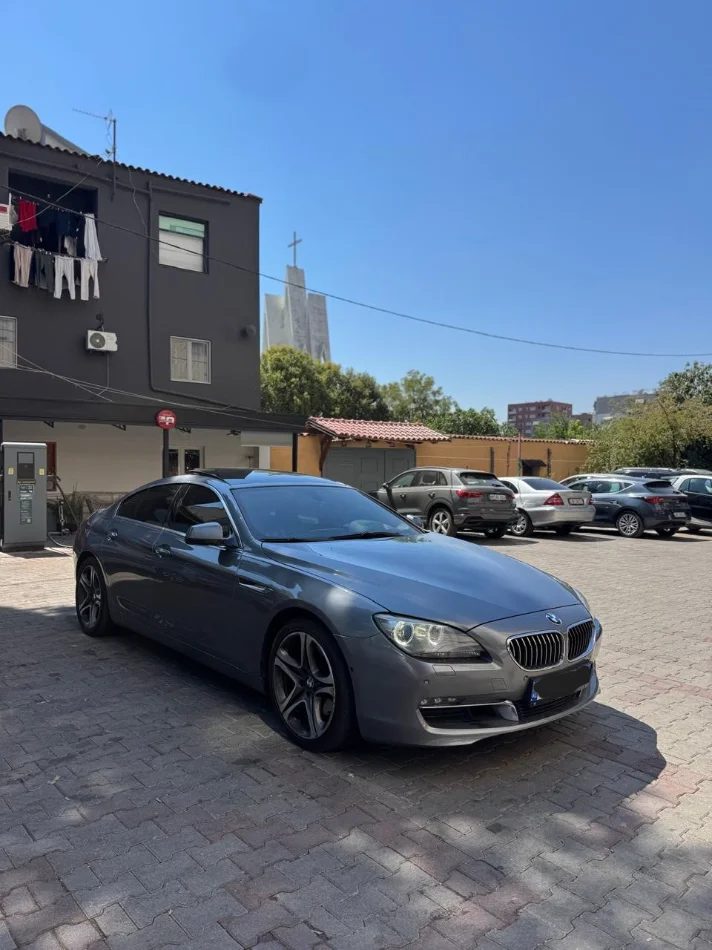 Tirane, shes makine BMW 640d xdrive 2014 Nafte, gri metalizato automatik Klima 175.000 km 14.500 €
