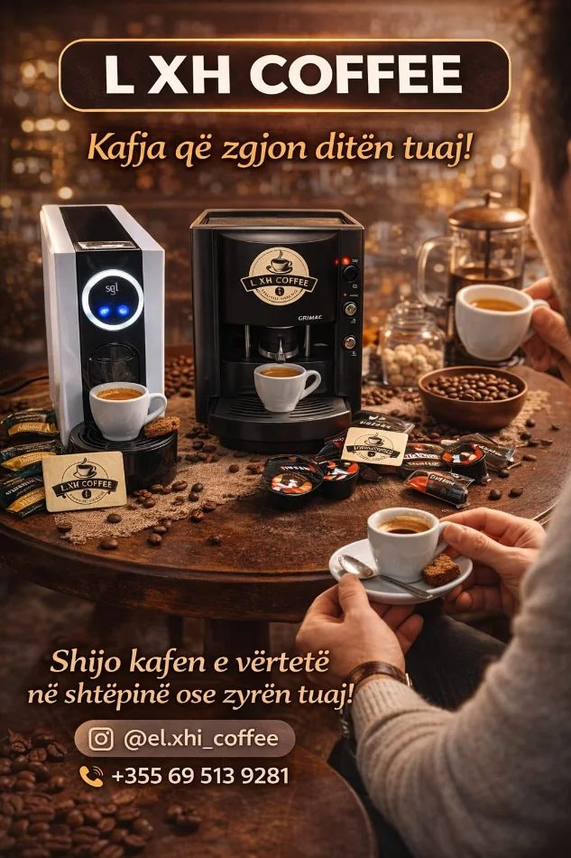 L XH Coffee – Kafe me kapsula në Durrës - Shijoni një kafe të vërtetë italiane në shtëpi, zyrë apo biznesin tuaj