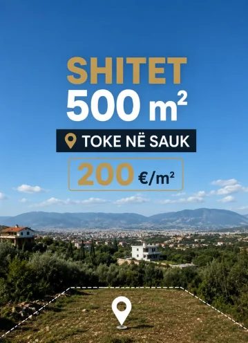 Tirane, shitet toke bujqesore , 500 m² 100.000 € (sauk)