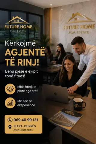 Kerkojme agjente / real estate