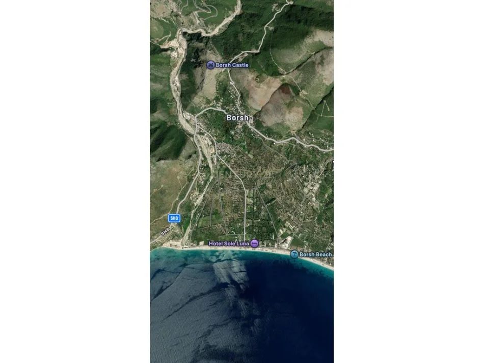 Borsh, shitet toke , 1.000 m² 300.000 €