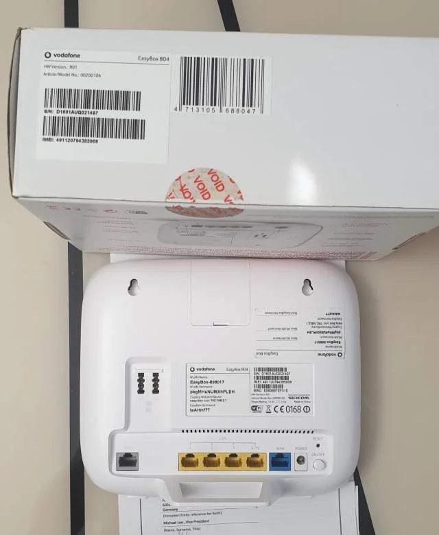 Tirane, shes pajisje Network Vodafone EasyBox 804 65 Euro