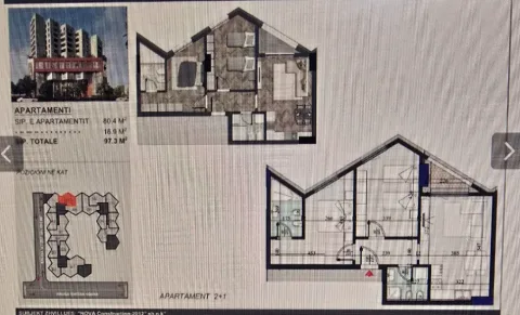 Tirane, shitet apartament 2+1+Ballkon Kati 11,PALLATI 16 KATESH,SIPËRFAQE 97 m² ,ÇMIMI 165.000 € (REZIDENCA COLONNADE RR