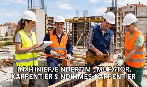 🏗️ Po kerkon nje mundesi te re pune ne ndertim? Kodra Konstruksion po zgjeron ekipin! 👷‍♂️✨