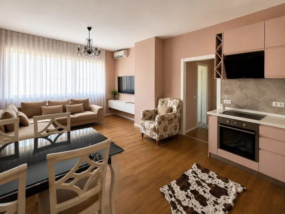 Tirane, jepet me qera apartament 1+1 Kati 4, 70 m² 500 € (Afer rrethit Astir)