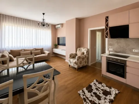 Tirane, jepet me qera apartament 1+1 Kati 4, 70 m² 500 € (Afer rrethit Astir)