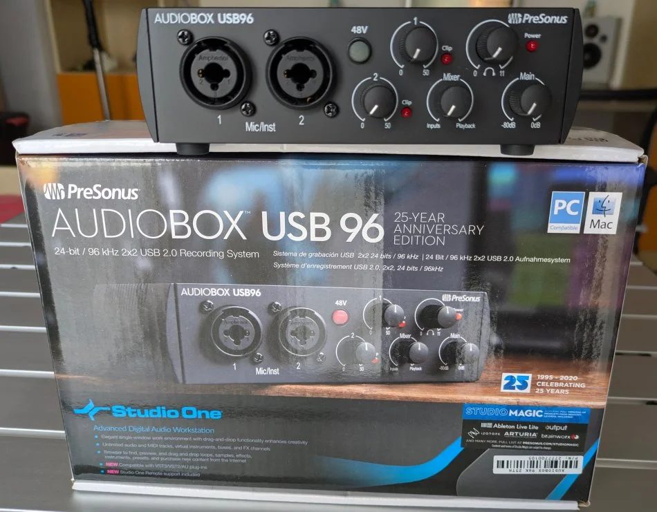Tirane, shes Presonus karta zeri Audiobox usb 96