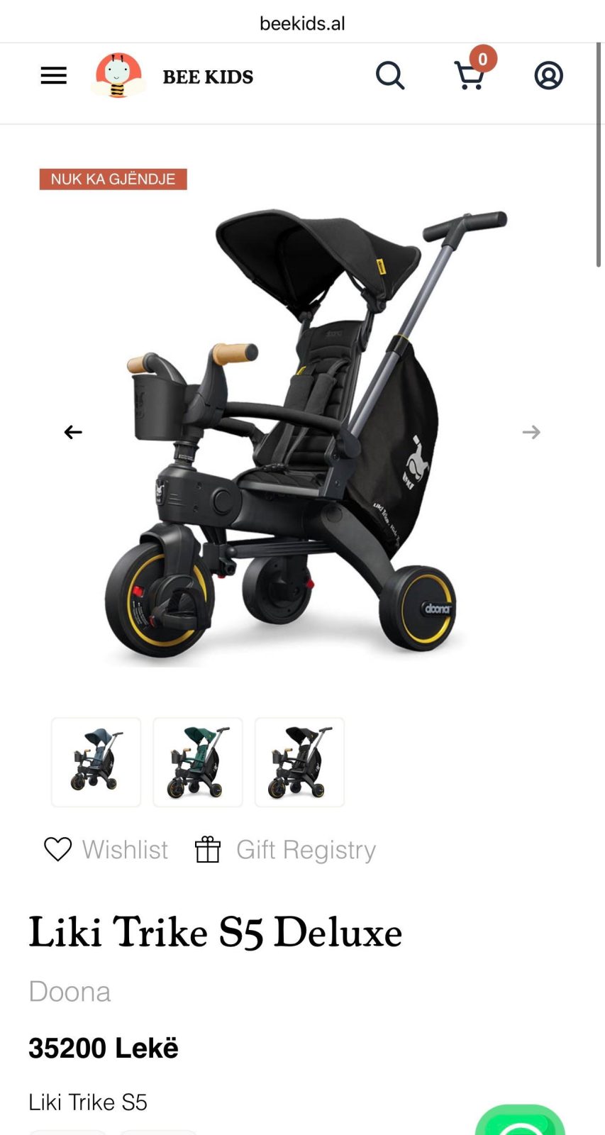 Triçikël DOONA LIKI TRIKE S 5, gjendje shume e mire