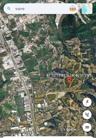 Tirane, shes toke , 6.000 m² 180.000 € (Vore)