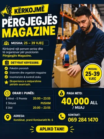 Online Farma kerkon Përgjegjës Magazine (Orari 20:00 – 23:55)