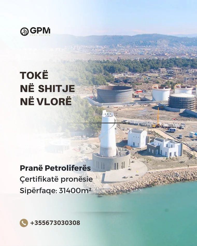 Shitet tokë pranë Petroliferës, e përshtatshme për zhvillim dhe investim afatgjatë.