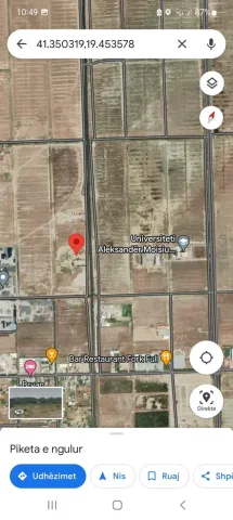 Durres, Jepet me Qera ose Shiten 2 Parcela Toke me sip 10000 m2 dhe 15000 m2 (L15. Spitalle Rr.Sulo Bogdo2)