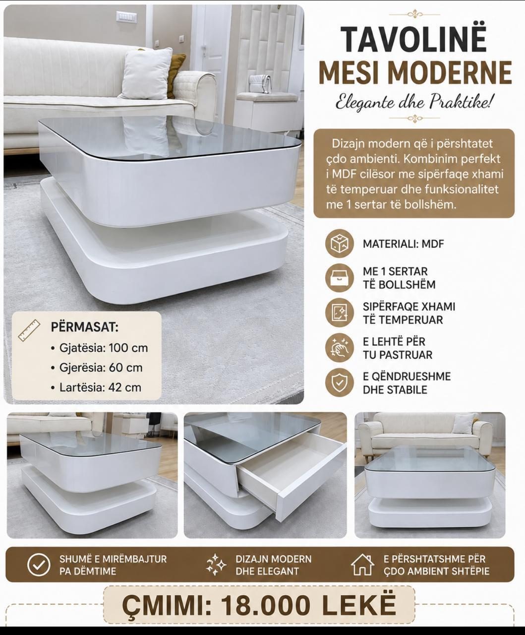 TAVOLINE MESI MODERNE