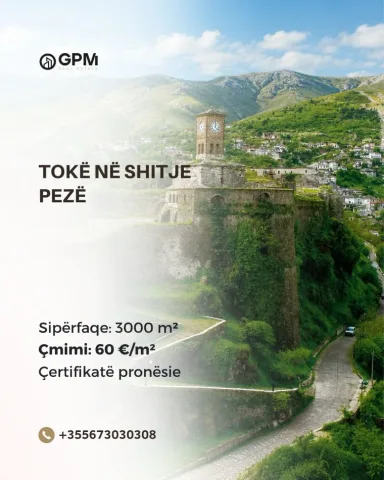 🌿 3,000 m² tokë në Pezë, hapësira ideale për të investuar dhe ndërtuar!