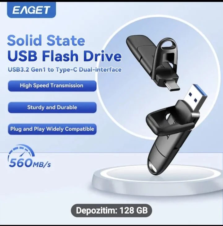 💾⚡ USB 3.2 EAGET 128GB – TYPE-C & USB 3.2 SANDISK 64GB READ UP TO 400MBS EAGET 3.2 128GB READ UP 560MB/S SD CARD SAMSUNG
