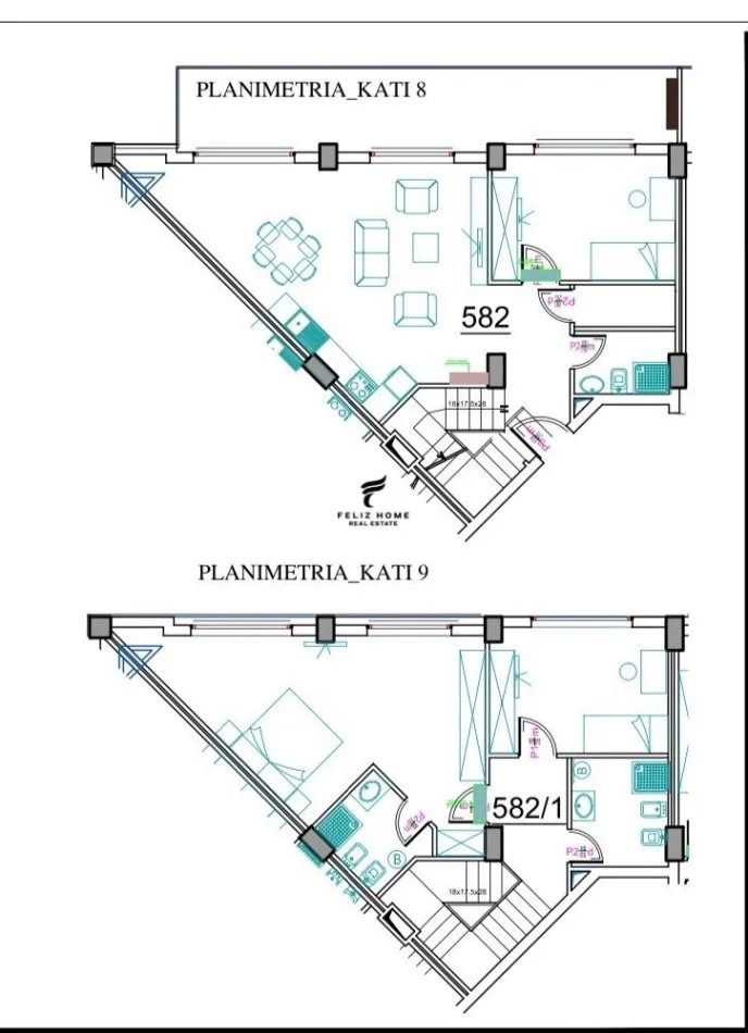 Tirane, shitet apartament 5+1 Kati 8, 193 m² 310.000 € (21 DHJETORI)