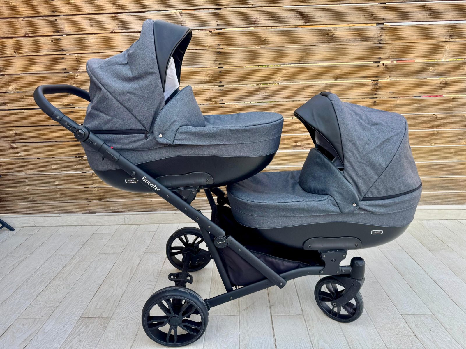 Karroce per Binjake BOOSTER 3IN1 PRAM FOR TWINS