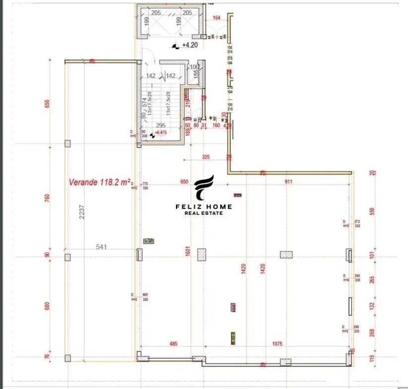 Tirane, shitet , Kati 1, 420 m² 1,260,000 € (RRUGA E KAVAJES)