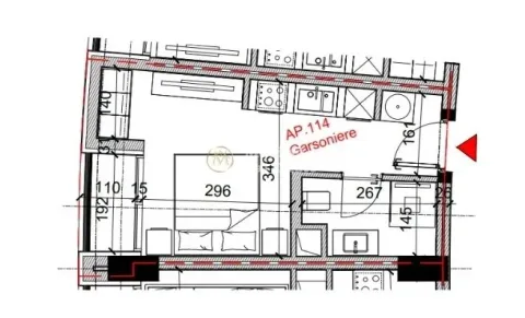 Tirane, shitet apartament 1+1 Kati 1, 80.640 € (Rruga Bardhyl)