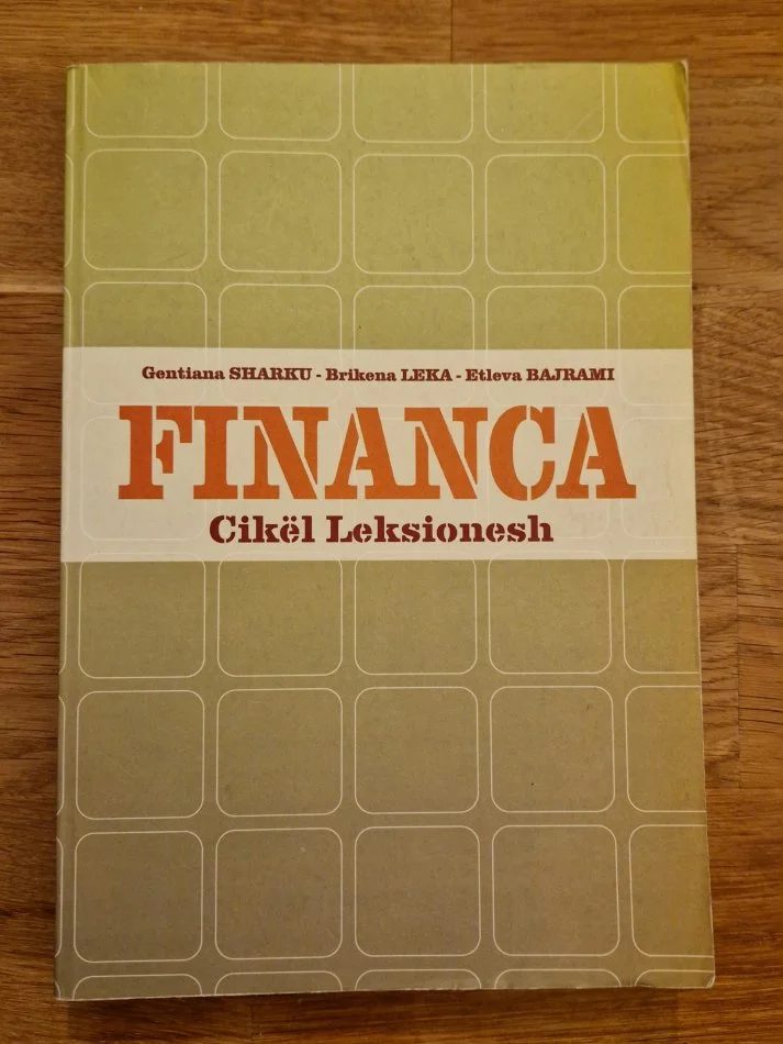 Tirane, shes Shitet libër: “Financa – Cikël Leksionesh”