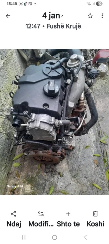 Tirane, shes pjese per vw polo 1.4 tdi