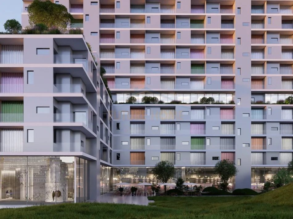 Shqiperi, shitet apartament 1+1 Kati 8, 71 m² 106.000 € (Moa Residence- Unaza e Re)