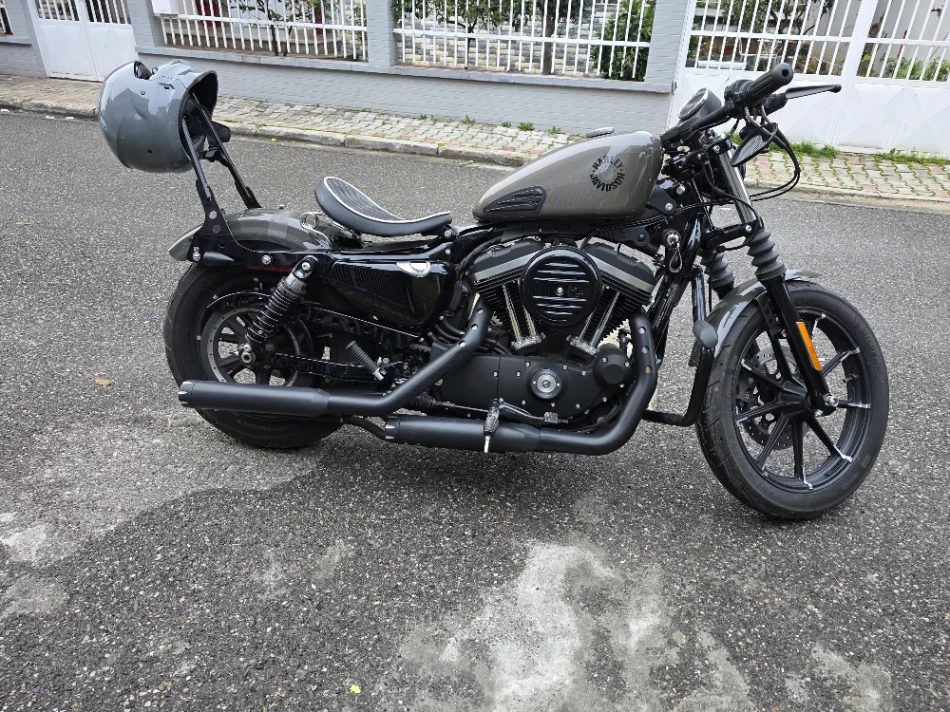 Tirane, shes Harley Davidson Sportster 883 ,i cdoganuar me targa 13 milion