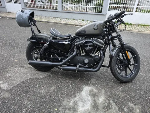 Tirane, shes Harley Davidson Sportster 883 ,i cdoganuar me targa 13 milion