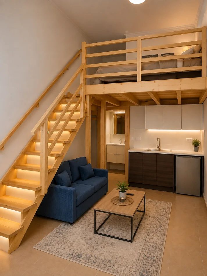 Tirane, jepet me qera nga Pronari, pa-komision apartament duplex Dublex , 420 € (Rruga Budi / Qyteti Studenti)