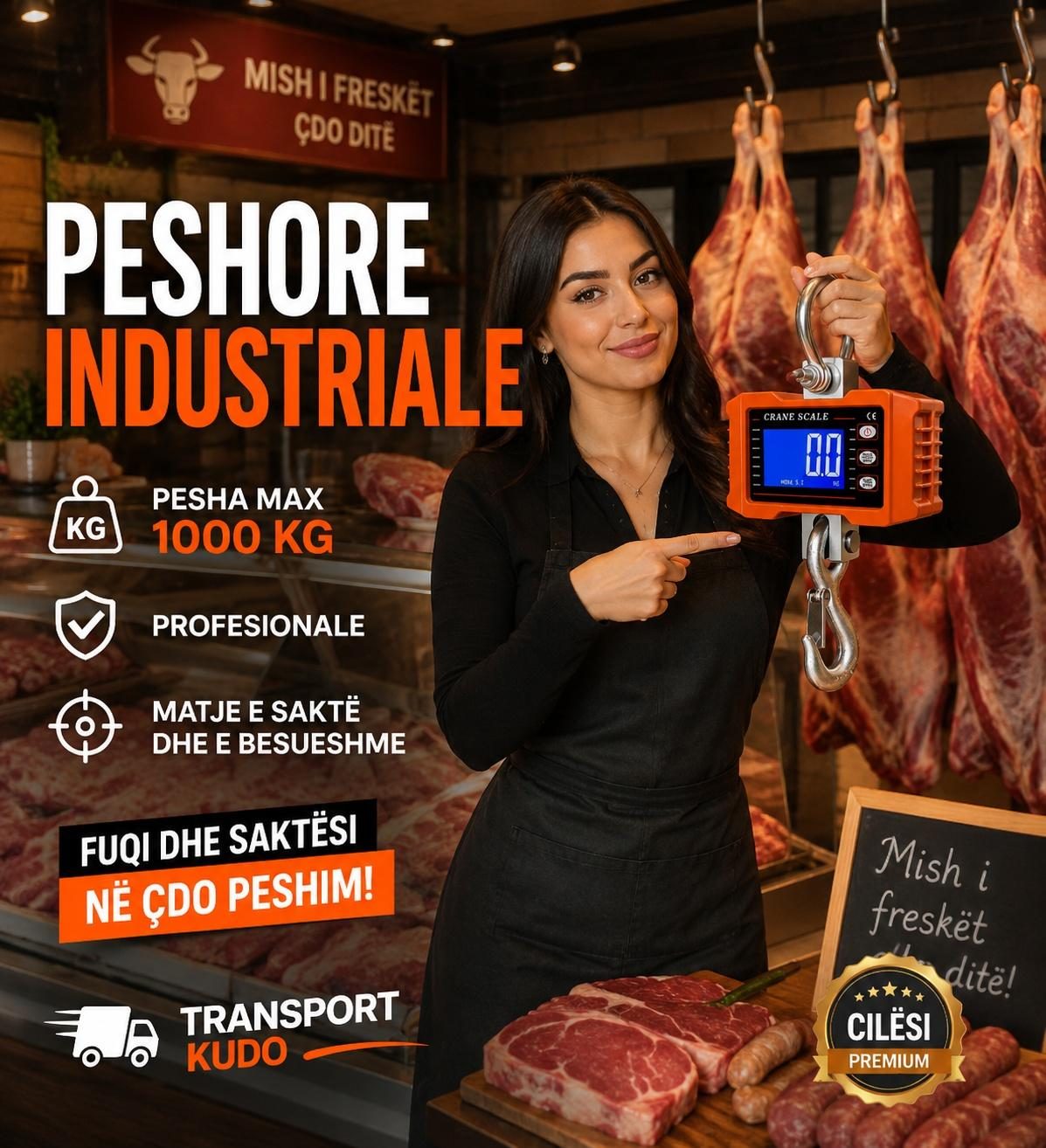 PESHORE PROFESIONALE 1000 kg - 1 ton