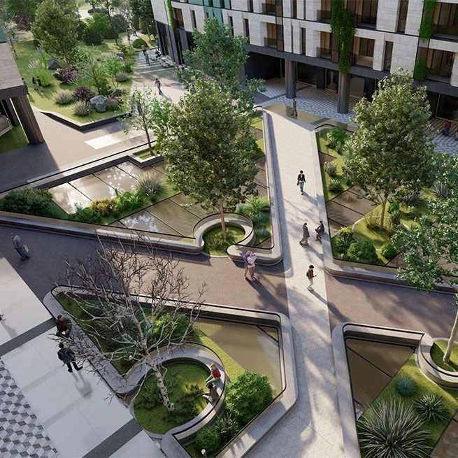 Tirane, shitet ambjent biznesi Kati 0, 48 m² 300.000 € (Riverside Residence – Ish-Parku)