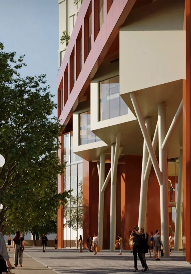 Tirane, shitet dyqan Kati 0, 90 m² 405.000 € (COLONNADE RESIDENCE)
