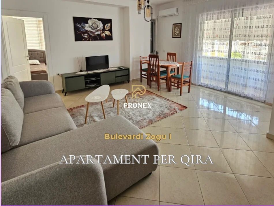 Tirane, jepet me qera apartament 2+1+Ballkon Kati 2, 90 m² 700 € (Bulevardi Zogu I, Rruga Haxhi Hysen Dalliu)