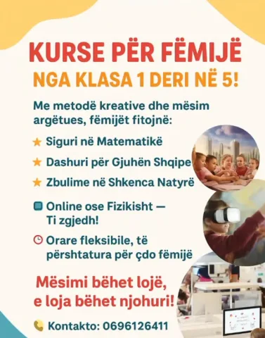 Tirane, kurse per lendet shkollore