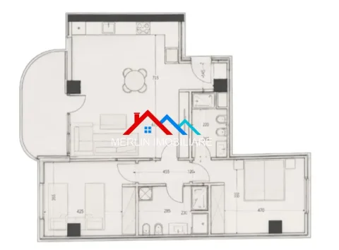 Tirane, shitet apartament 2+1+Ballkon Kati 6, 114 m² 132.000 € (RRUGA SOKRAT MIHO,ASTIR)