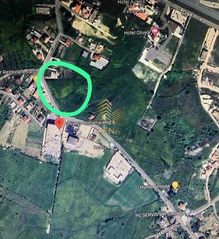 Tirane, shitet truall , 3.650 m² 365.000 € (Kashar, Rruga Iliria)