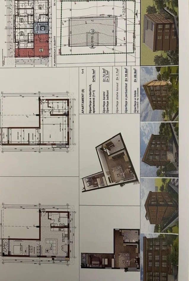 Tirane, shitet apartament 1+1 Kati 1, 115570 € (Babrru)