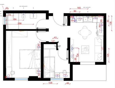 Tirane, shitet apartament 2+1 Kati 5, 76 m² 165.000 € (RRUGA E KAVAJES)