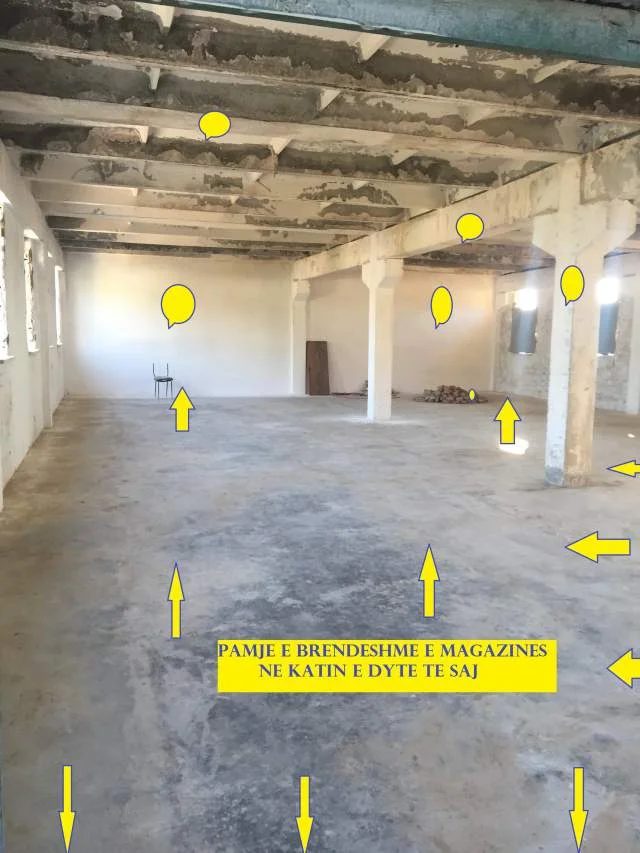 Gjirokaster, Shitet Magazin/Depo funksionale kati 2,mbi truall 635m²,sip.depos 600m²,Cmim 55'000 euro, diskutushëm, në z