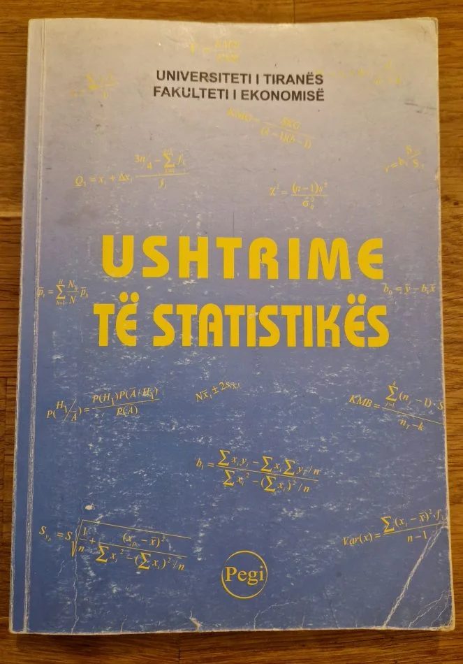 Tirane, shes Shitet libër origjinal: “Ushtrime të Statistikës”