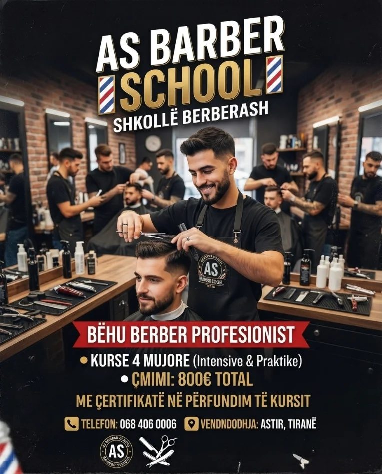 Tirane, kurse Formimi profesional Kurse berberi