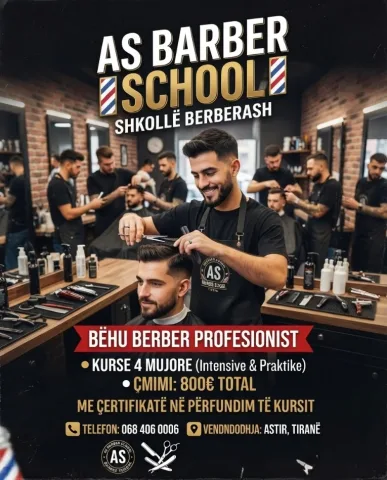 Tirane, kurse Formimi profesional Kurse berberi