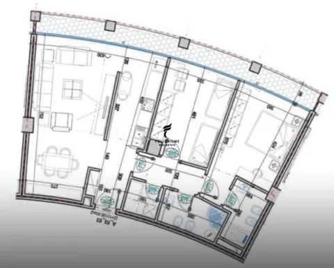 Tirane, jepet me qera zyre Kati 3, 108 m² 1.600 € (LAKE VIEW)