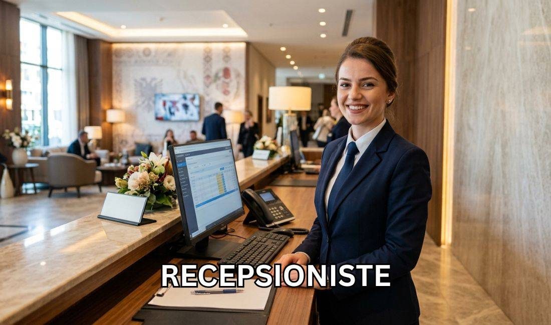 🌟 PUNO NE NJE NGA HOTELET ME PRESTIGJIOZE NE TIRANE – KERKOHET RECEPSIONISTE! 🏨