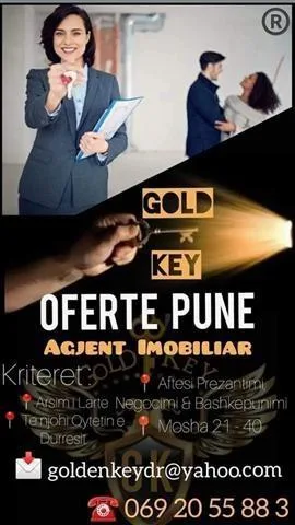 OFROJME VEND PUNE AGJENT/E IMOBILAR PER QYTETIN E DURRESIT