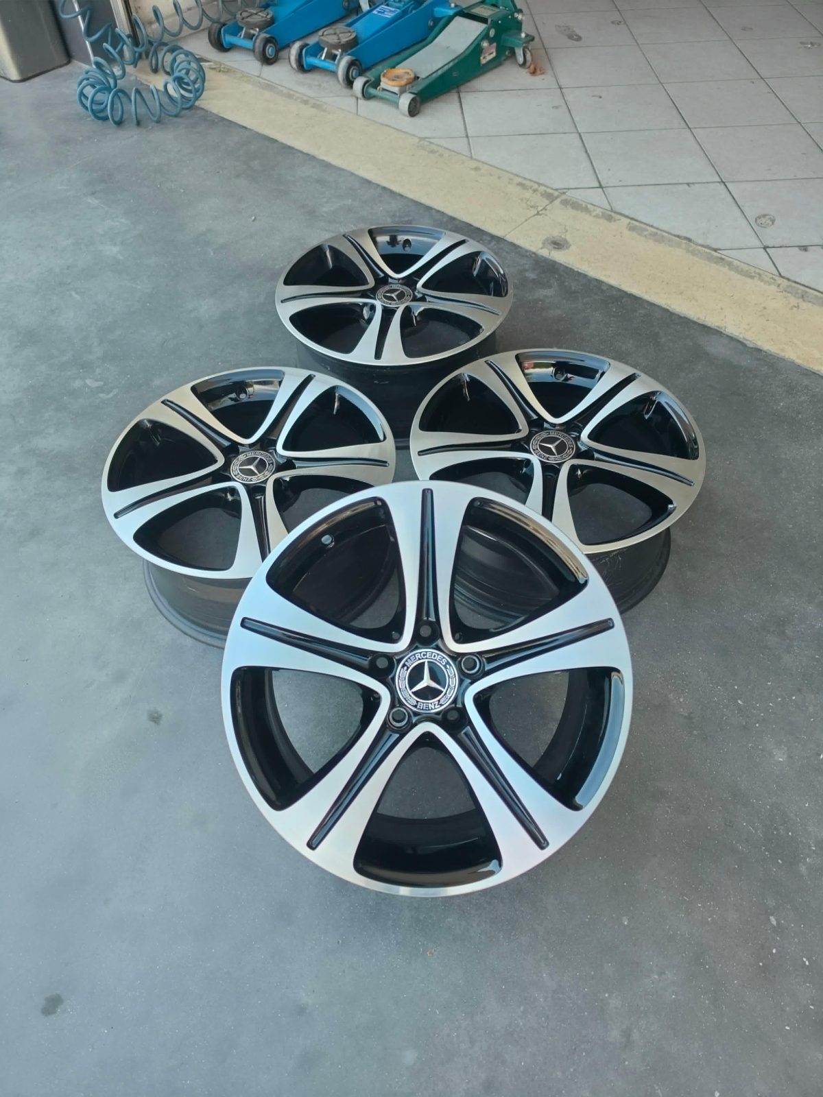 Disqe Mercedes Benz origjinal 17 Black&Cnc