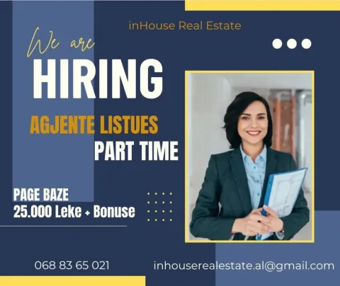 Agjent Listues i Pasurive te Paluajtëshme PART TIME