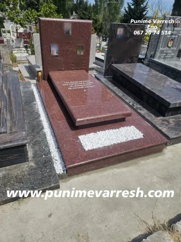 Tirane, ofroj Punime Varresh Fier - Varr Graniti I Kuq - Aksesore Bronzi 450 €