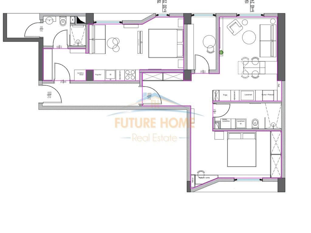 0695136472 Shitet,2 Apartmente 1+1, Liqeni Thate